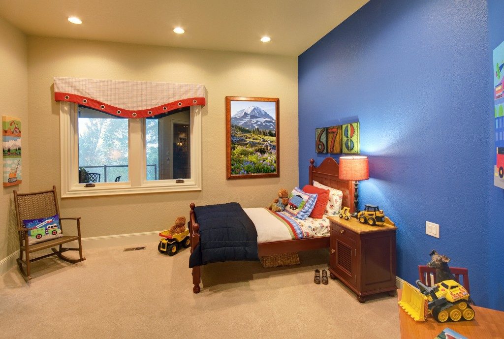 Kid's bedroom interior